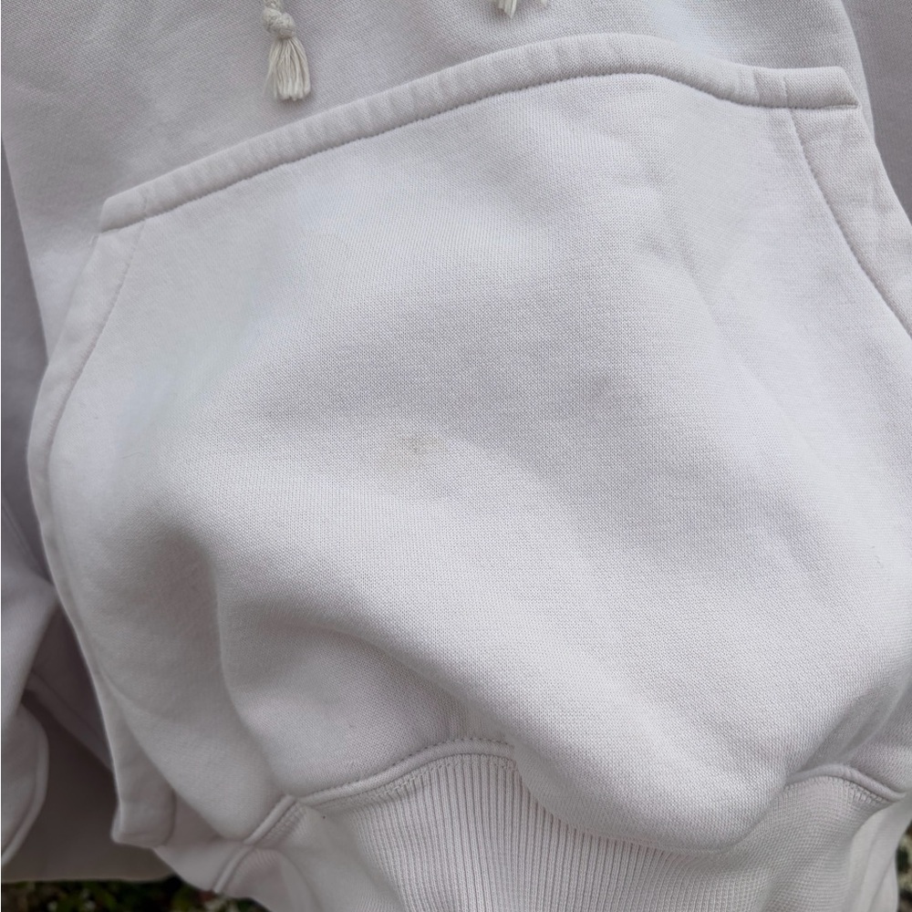 Nike Fleece Oversized Hoodie Size Xs Cream Color - Picture 5 of 9